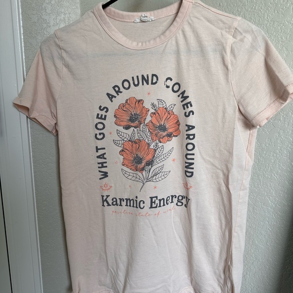 Maurices Tops - Maurices Pink Graphic Tee - Short Sleeve